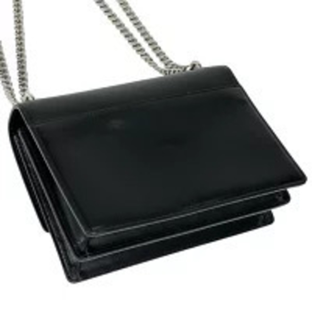 Saint Laurent Bag Leather Sunset Shoulder Black